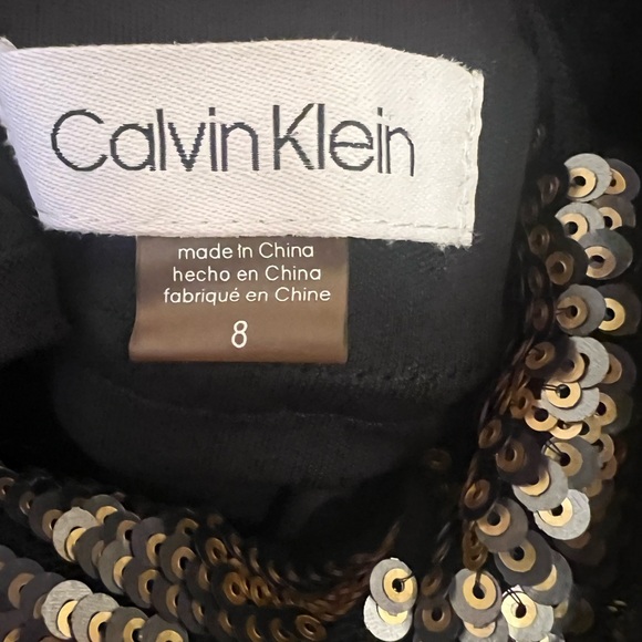 Calvin Klein sequined short sleeve dress. - Picture 8 of 9
